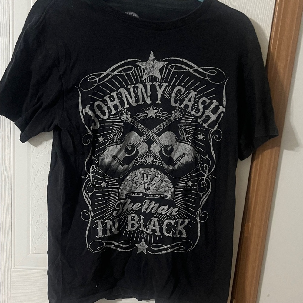 Men's Black Graphic T-Shirt